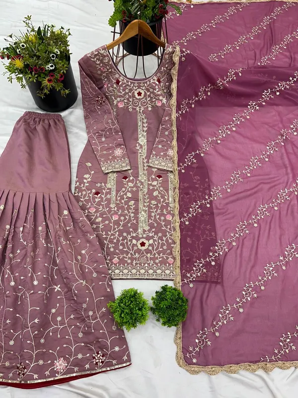 Glamorous_Heavy_Simmer_Silk_Sequence_Embroidered_Sharara_Salwar_Suit_With_Dupatta
