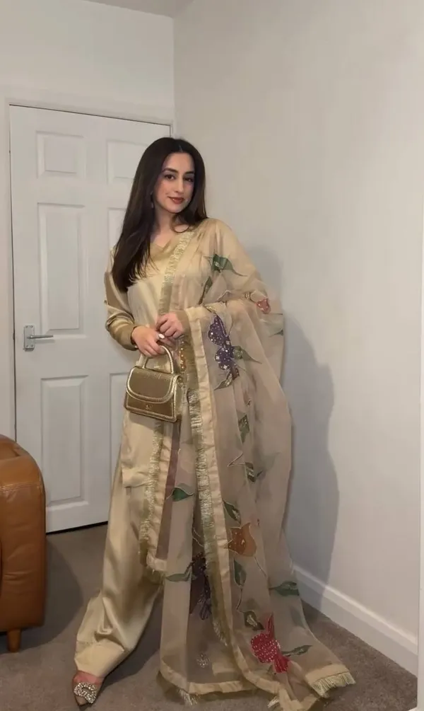 Gold_Heavy_Japan_Satin_Silk_Chiroski_Work_With_Print_Farsi_Salwar_Suit_Dupatta