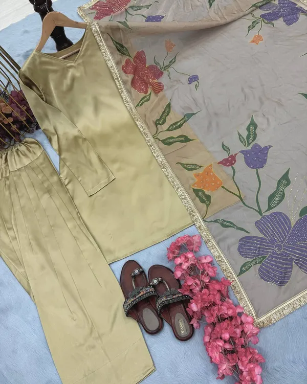 Gold_Heavy_Japan_Satin_Silk_Chiroski_Work_With_Print_Farsi_Salwar_Suit_Dupatta