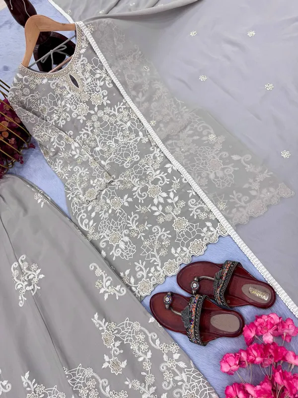 Gray_Georgette_Sequence_Embroidered_Palazzo_Salwar_Suit_With_Dupatta