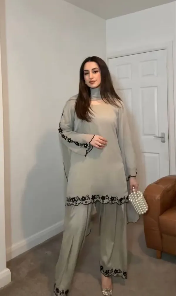 Grey_Heavy_Faux_Georgette_With_Embroidery_&_Mirror_work_Farsi_Salwar_Suit_With_Dupatta