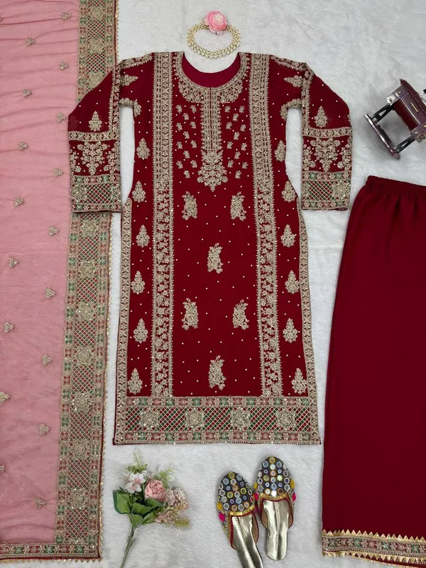Maroon_Heavy_Georgette_Fully_Loaded_Coding_Sequence_Embroidered_Salwar_Suit_With_Dupatta