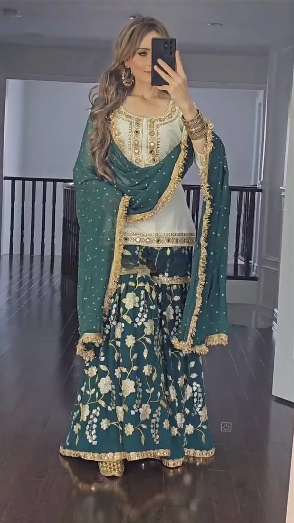 Heavy_Silk_Sequence_Embroidered_Sharara_Salwar_Suit_With_Dupatta