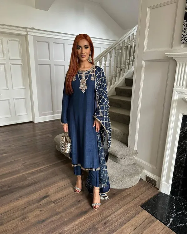 NAVY_BLUE_PURE_SLUB_SILK_SEQUENCE_EMBROIDERED_SALWAR_SUIT_WITH_DUPATTA