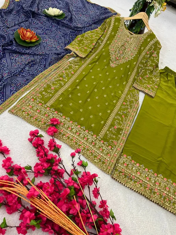PARROT-GREEN_CHINNON_SILK_CODING_SEQUENCE_EMBROIDERED_PALAZZO_SALWAR_SUIT_WITH_DUPATTA