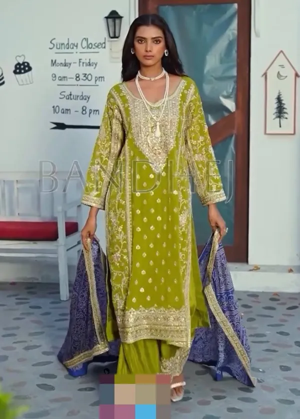 PARROT-GREEN_CHINNON_SILK_CODING_SEQUENCE_EMBROIDERED_PALAZZO_SALWAR_SUIT_WITH_DUPATTA