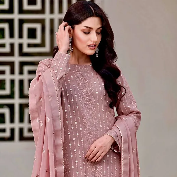 PINK_DESIGNER_GEORGETTE_EMBROIDERED_GHARARA_SALWAR_SUIT_WITH_DUPATTA