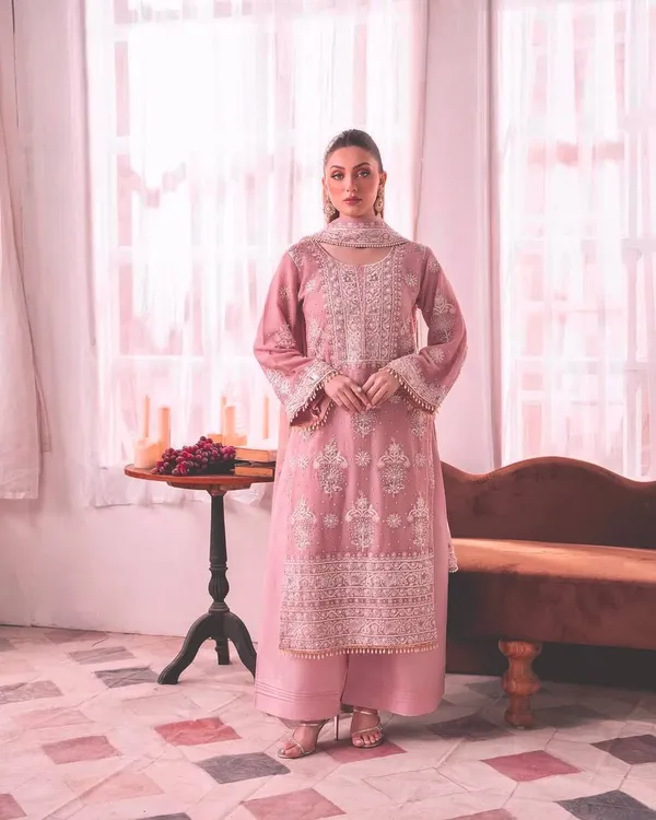 PINK_GEORGETTE_SEQUENCE_EMBROIDERY_MOTI_WORK_SALWAR_SUIT_WITH_DUPATTA