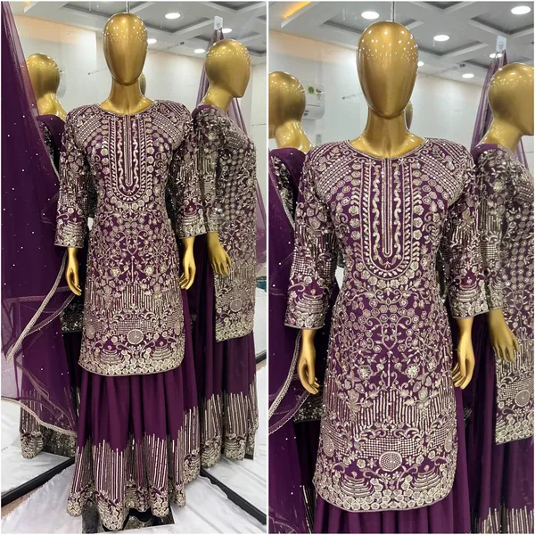 PURPLE_CHINNON_SILK_FULLY_SEQUENCE_EMBROIDERED_SHARARA_SALWAR_SUIT_WITH_DUPATTA