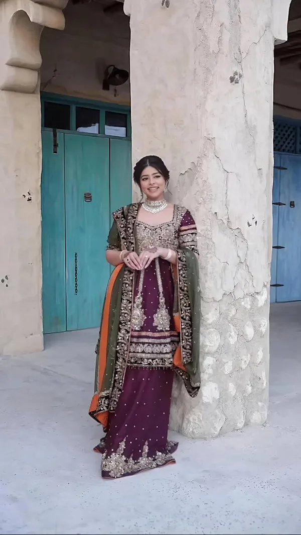 PURPLE_GEORGETTE_SEQUENCE_EMBROIDERED_SHARARA_SALWAR_SUIT_WITH_DUPATTA