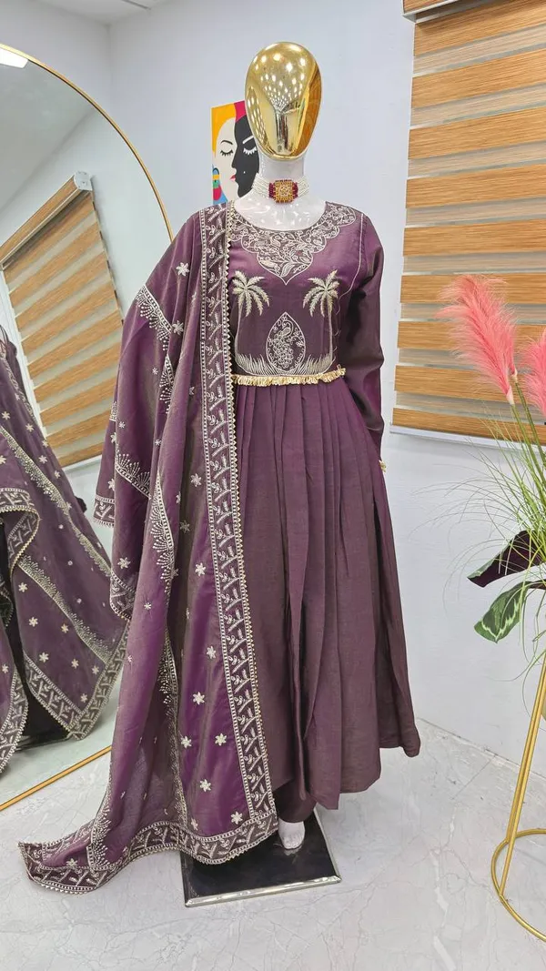 Purple_Roman_Chimar_Silk_Sequence_Embroidered_Palazzo_Salwar_Suit_With_Dupatta