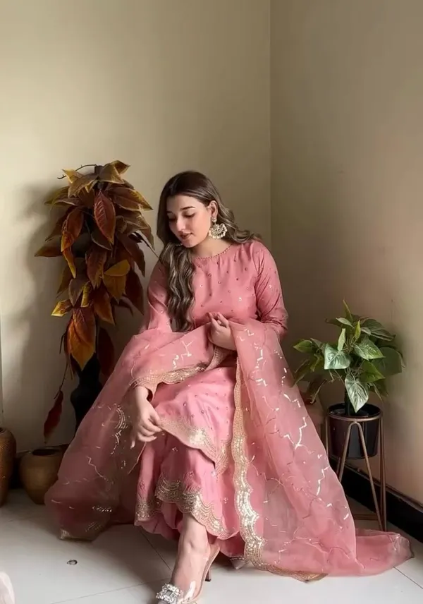 Pink_Heavy_Roman_Silk_Sequence_Embroidery_Work_Salwar_Suit_With_Dupatta