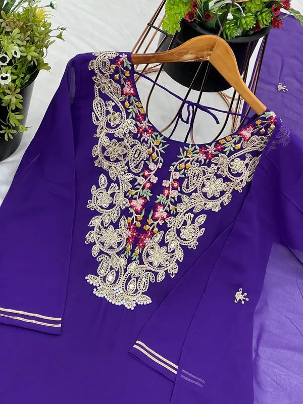Purple_Heavy_Faux_Georgette_Sequence_Embroidered_Sharara_Salwar_Suit_With_Dupatta