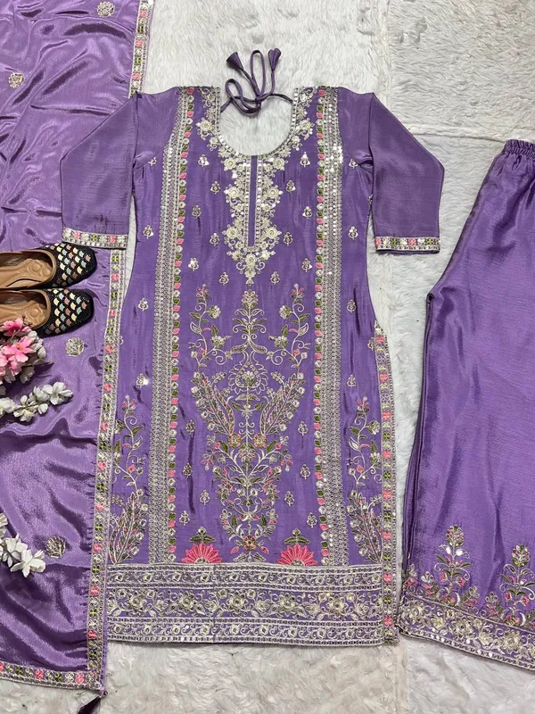 Purple_Pure_Chinnon_Silk_Heavy_Coding_Sequence_Embroidered_Salwar_Suit_With_Dupatta