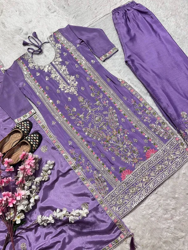 Purple_Pure_Chinnon_Silk_Heavy_Coding_Sequence_Embroidered_Salwar_Suit_With_Dupatta