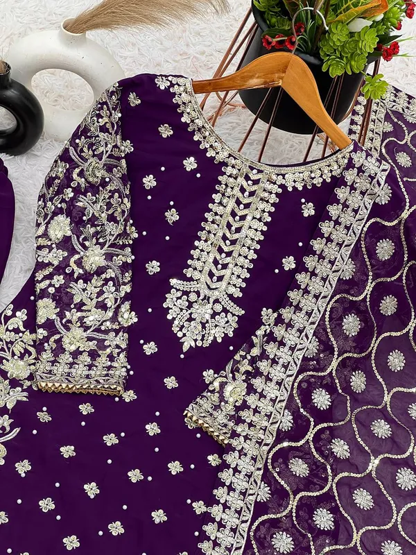 Purple_Soft_Georgette_Sequence_Embroidered_Salwar_Suit_With_Dupatta
