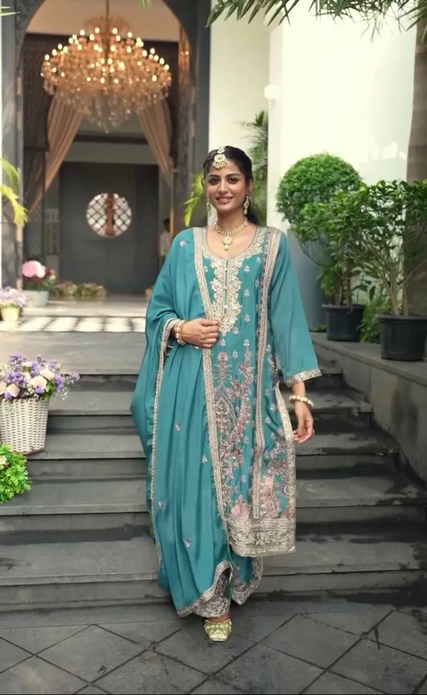 Sky_Blue_Pure_Chinnon_Silk_Heavy_Coding_Sequence_Embroidered_Salwar_Suit_With_Dupatta