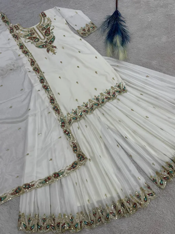 WHITE_CHINNON_SILK_SEQUENCE_EMBROIDERED_SHARARA_SALWAR_SUIT_WITH_DUPATTA