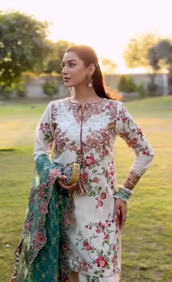 White_Heavy_printed_Modal_Silk_Sequence_Embroidered_Farsi_Salwar_Suit_With_Dupatta