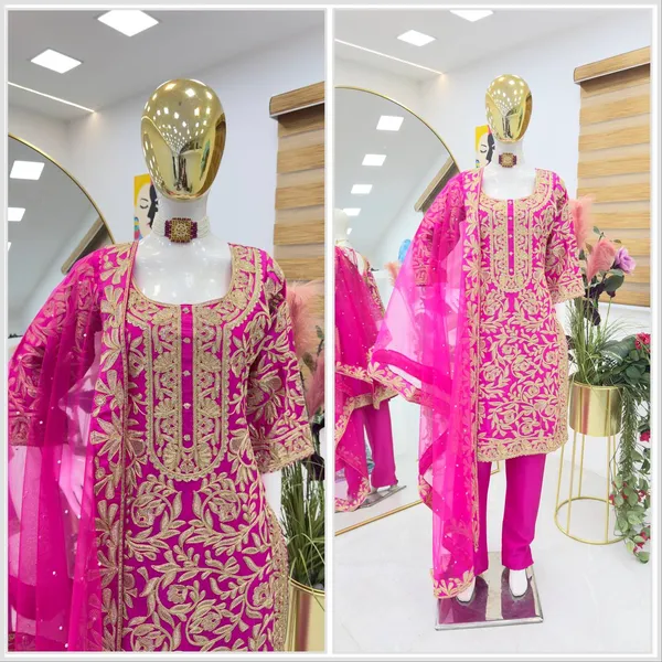 Pink_Chinnon_Silk_Coding_Sequence_Heavy_Embroidered_Salwar_Suit_With_Dupatta