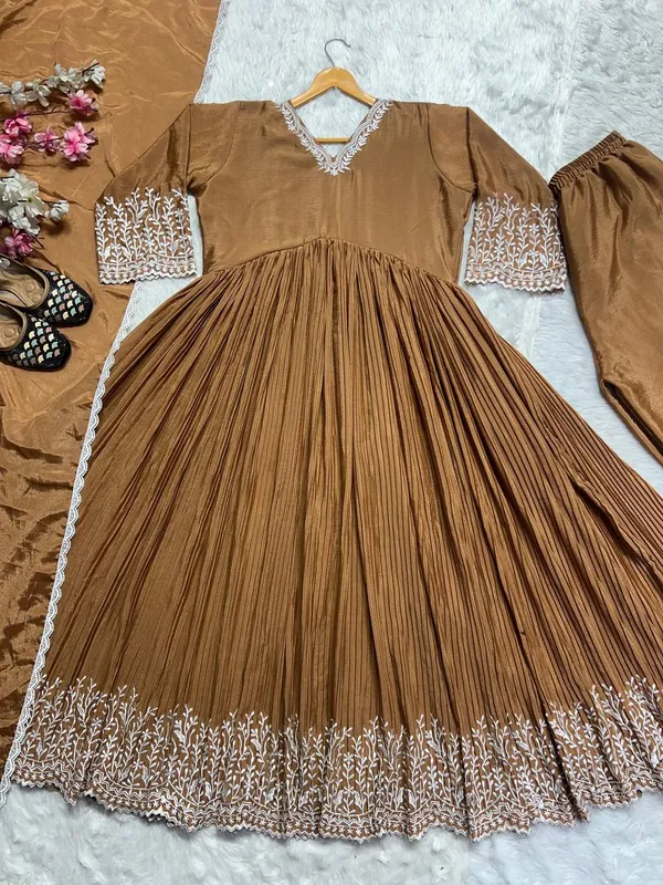 Beige_Alia_Cut_Pure_Chinnon_Silk_Embroidered_Salwar_Suit_With_Dupatta
