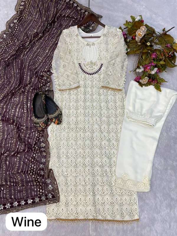 Wine_Desirable_Fancy_Faux_Georgette_Sequence_Embroidered_Salwar_Suit_With_Dupatta