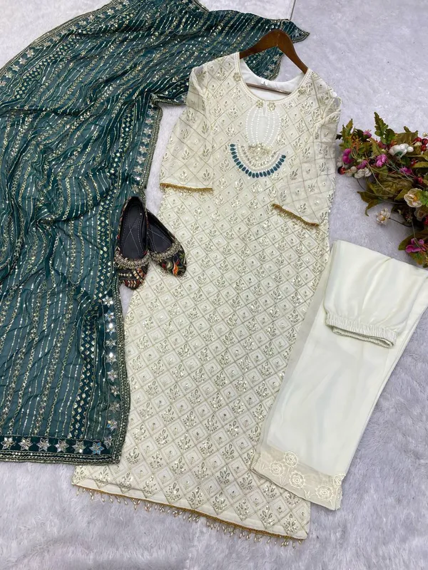Teal_Desirable_Fancy_Faux_Georgette_Sequence_Embroidered_Salwar_Suit_With_Dupatta