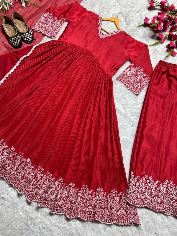 Red_Alia_Cut_Pure_Chinnon_Silk_Embroidered_Salwar_Suit_With_Dupatta