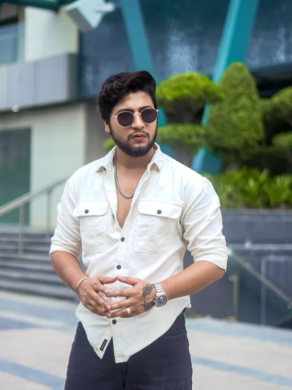 Cream_Cotton_Premium_&_Comfortable_Shirt_For_Men