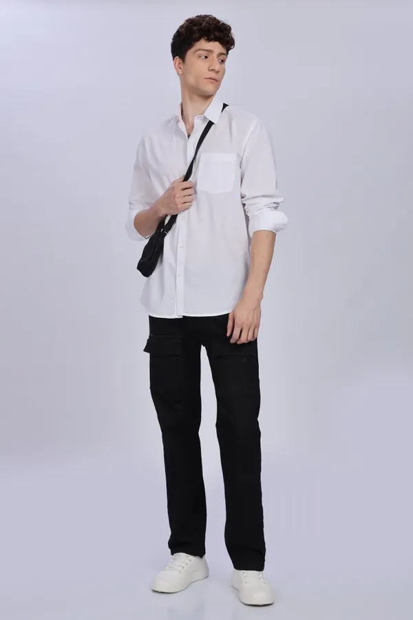 White_Cotton_Premium_&_Comfortable_Shirt_For_Men