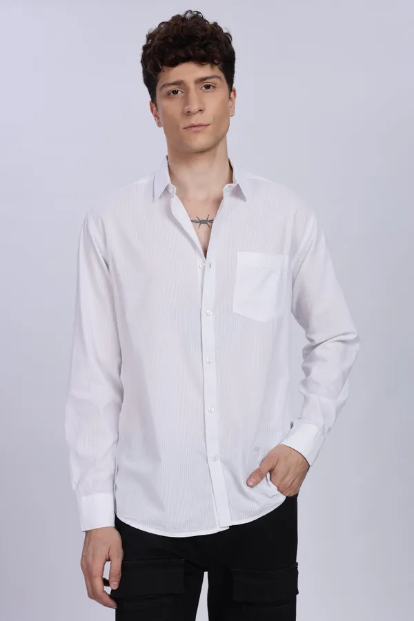 White_Cotton_Premium_&_Comfortable_Shirt_For_Men