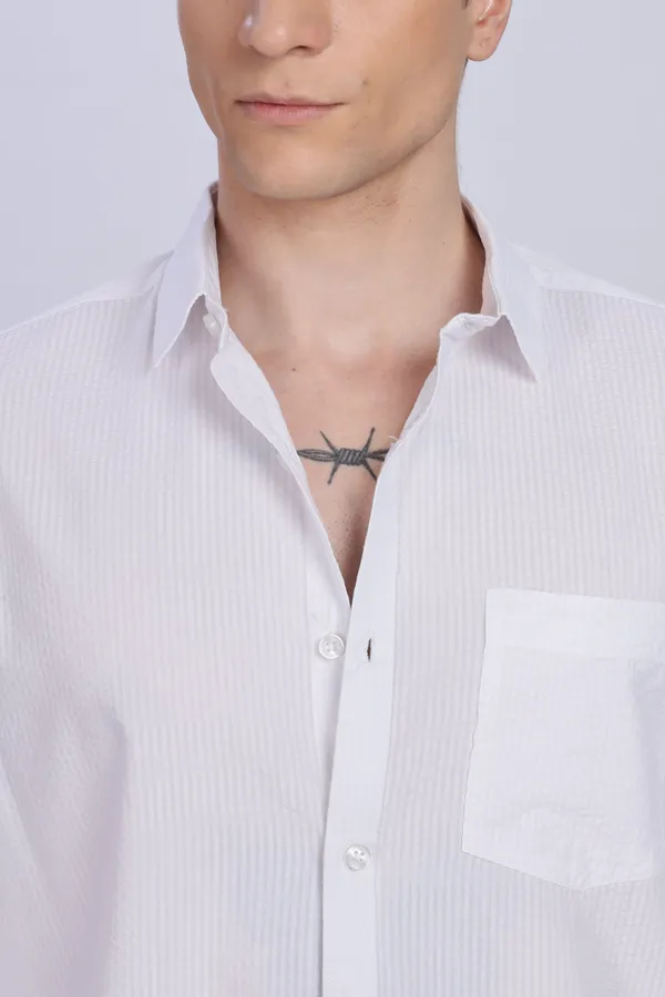 White_Cotton_Premium_&_Comfortable_Shirt_For_Men