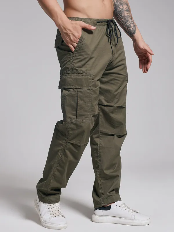 Olive_Green_Cotton_Premium_&_Comfortable_Cargo_Pant_For_Men
