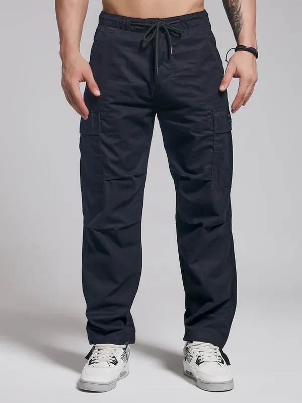 Black_Cotton_Premium_&_Comfortable_Cargo_Pant_For_Men