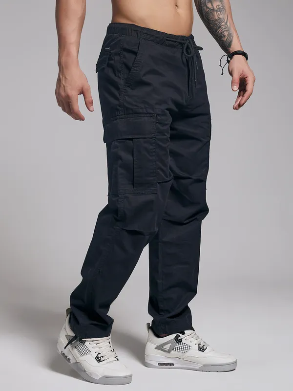 Black_Cotton_Premium_&_Comfortable_Cargo_Pant_For_Men