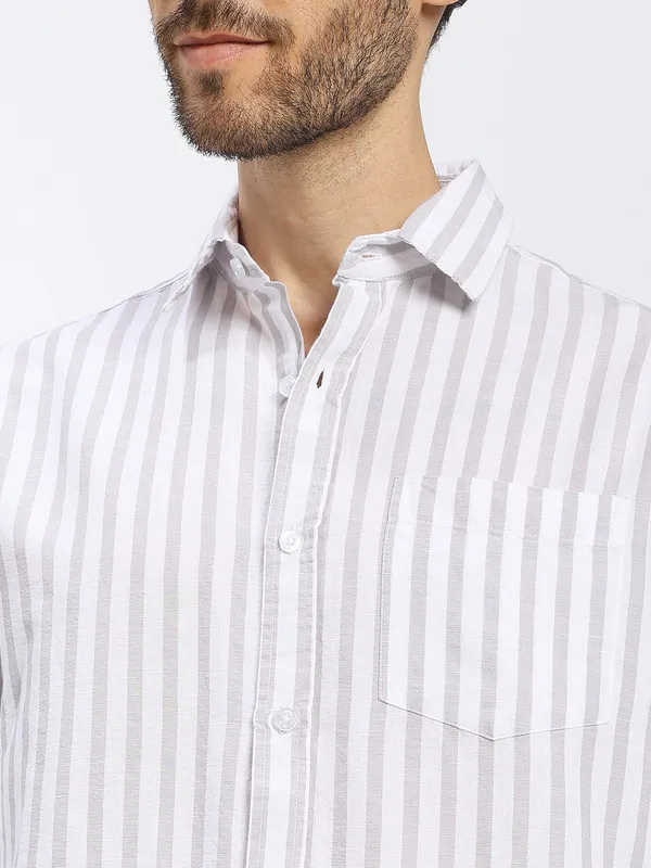 Grey_&_White_Stripe_Cotton_Premium_&_Comfortable_Shirt_For_Men