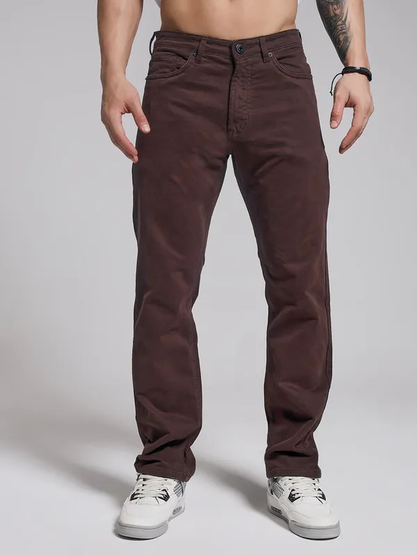 Rustic_Brown_Cotton_Premium_&_Comfortable_Jeans_For_Men