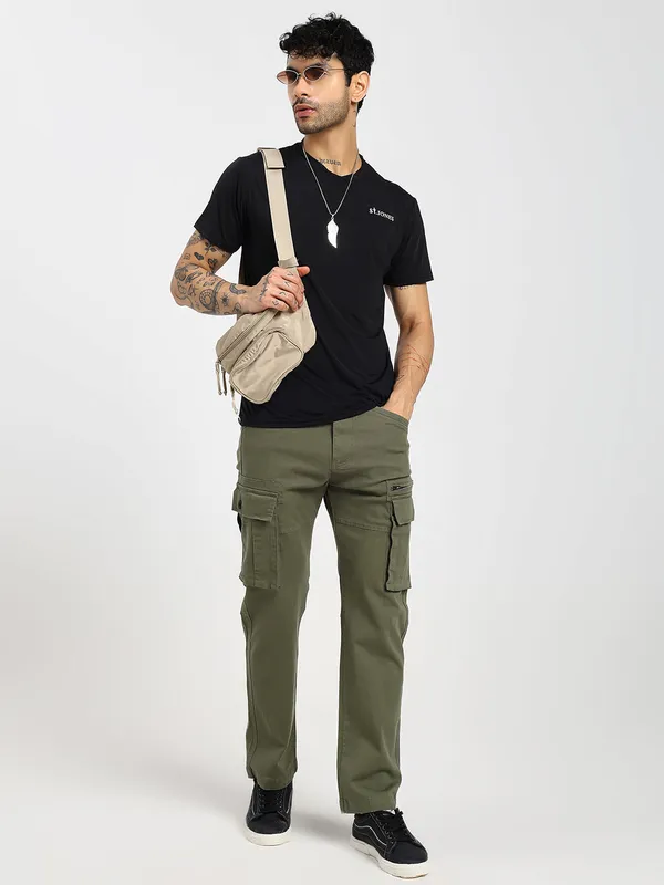 Green_Cotton_Premium_&_Comfortable_Cargo_Pant_For_Men