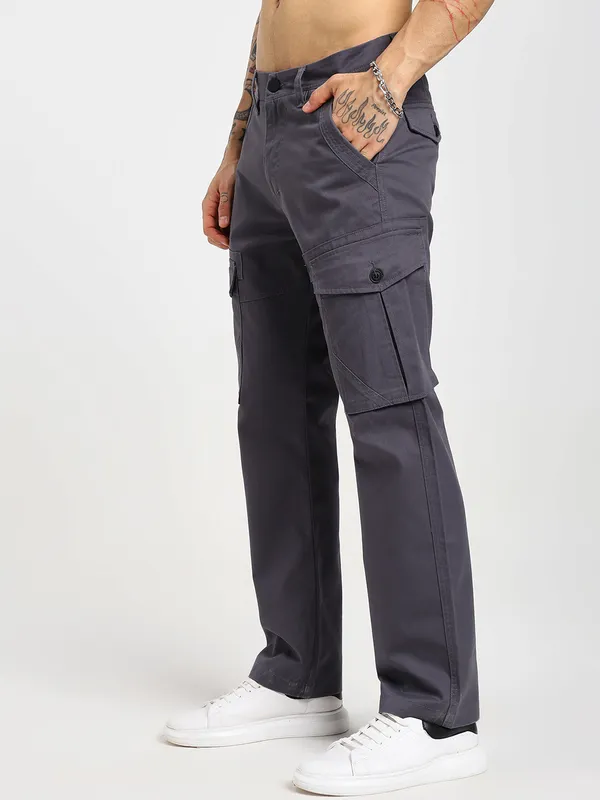 Charcoal_Grey_Cotton_Premium_&_Comfortable_Cargo_Pant_For_Men
