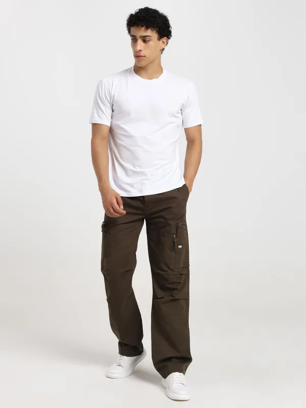 Dark_Brown_Cotton_Premium_&_Comfortable_Cargo_Pant_For_Men