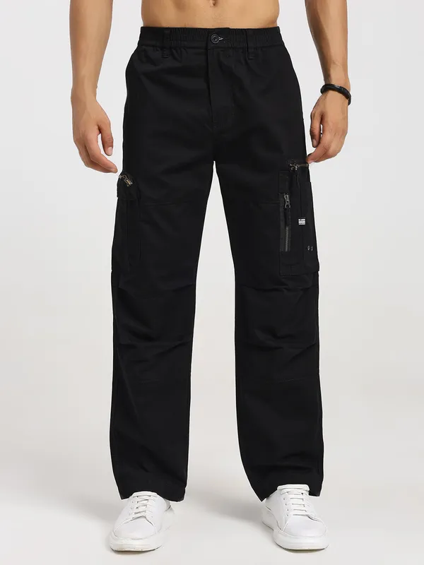 Black_Cotton_Premium_&_Comfortable_Cargo_Pant_For_Men