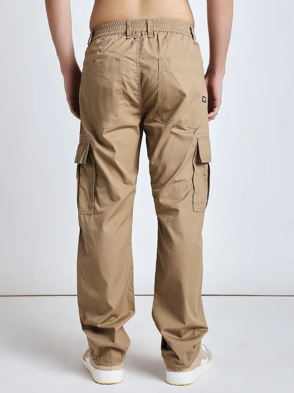 Beige_Cotton_Premium_&_Comfortable_Cargo_Pant_For_Men