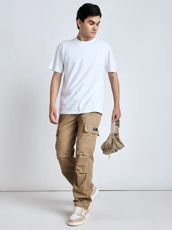 Beige_Cotton_Premium_&_Comfortable_Cargo_Pant_For_Men