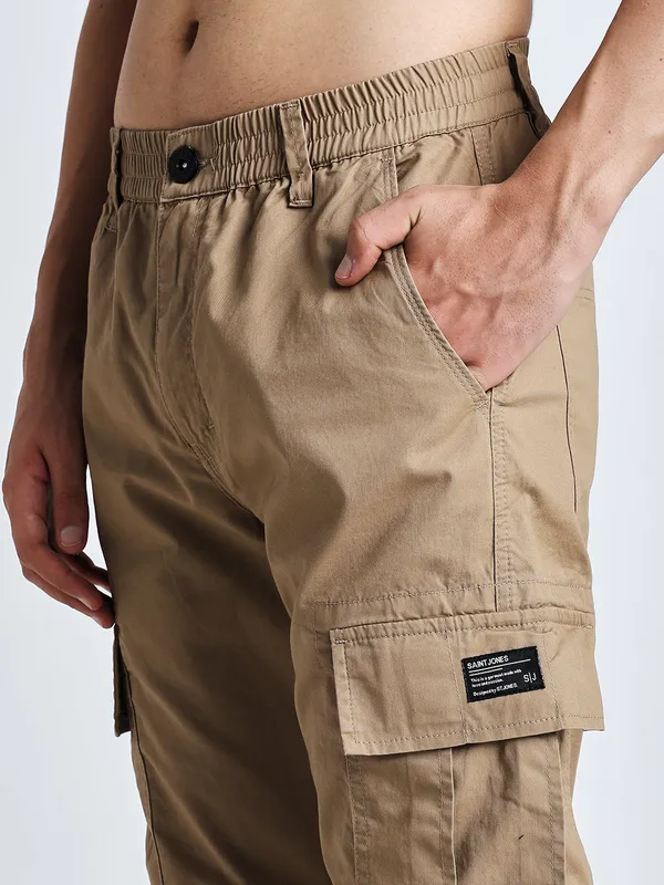 Beige_Cotton_Premium_&_Comfortable_Cargo_Pant_For_Men