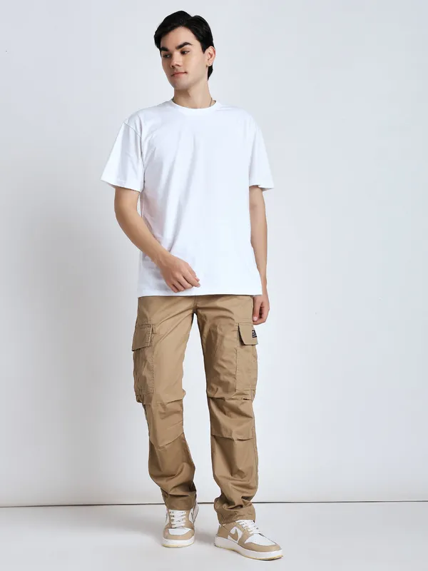 Beige_Cotton_Premium_&_Comfortable_Cargo_Pant_For_Men