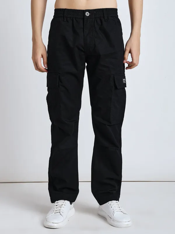 Black_Cotton_Premium_&_Comfortable_Cargo_Pant_For_Men