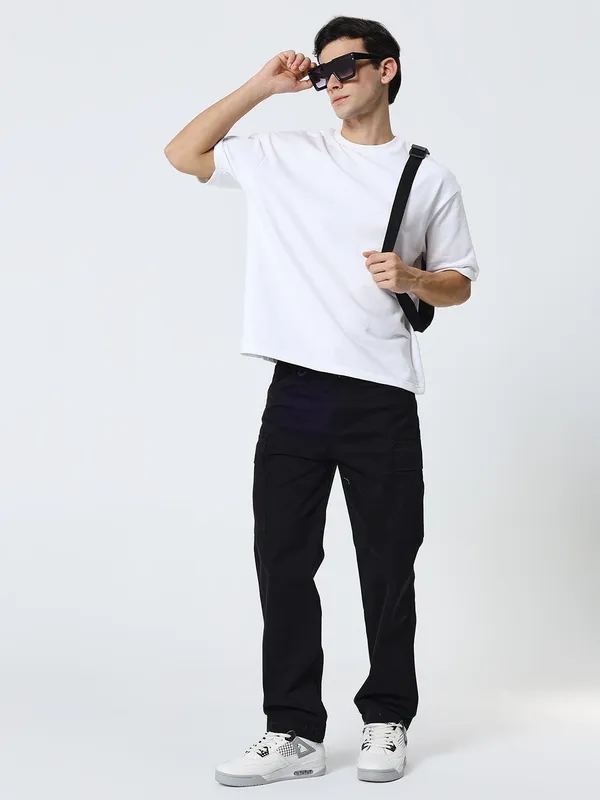 Black_Cotton_Lycra_Premium_&_Comfortable_Cargo_Pant_For_Men