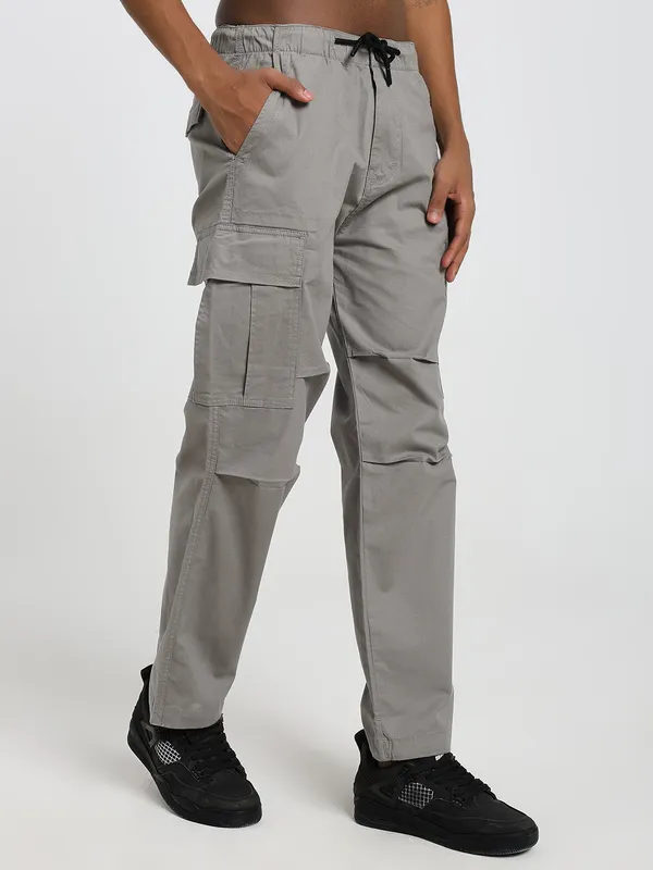 Smoke_Grey_Cotton_Lycra_Premium_&_Comfortable_Cargo_Pant_For_Men