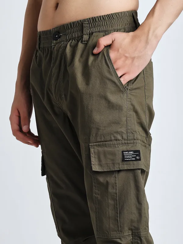 Olive_Cotton_Premium_&_Comfortable_Cargo_Pant_For_Men