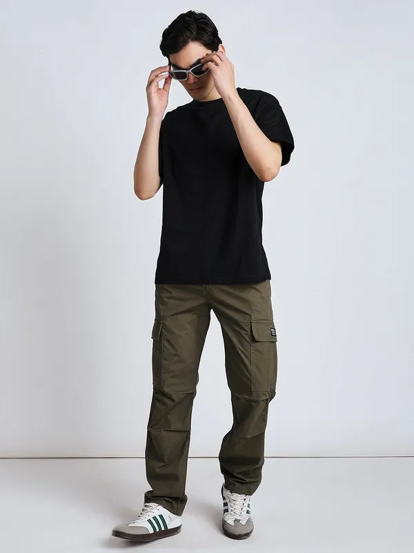 Olive_Cotton_Premium_&_Comfortable_Cargo_Pant_For_Men